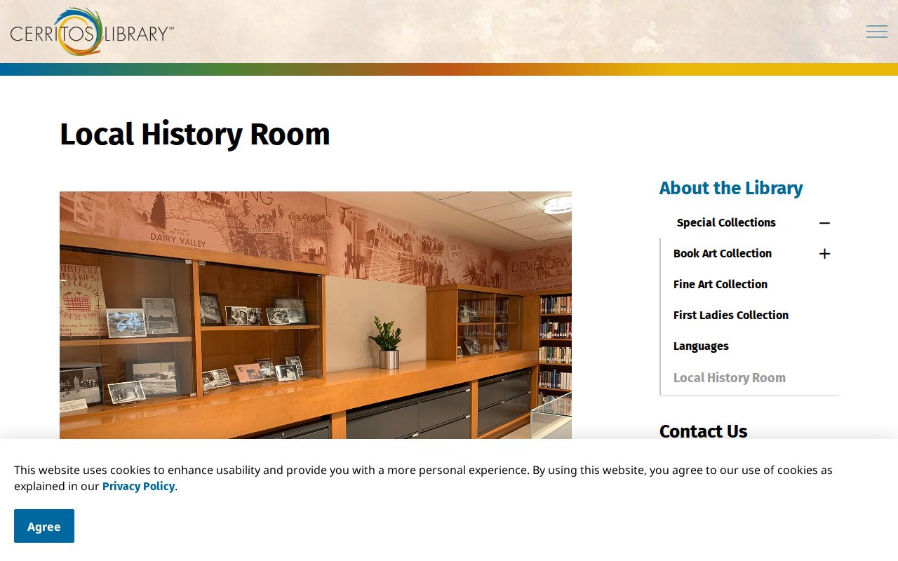 Cerritos people search library local history records
